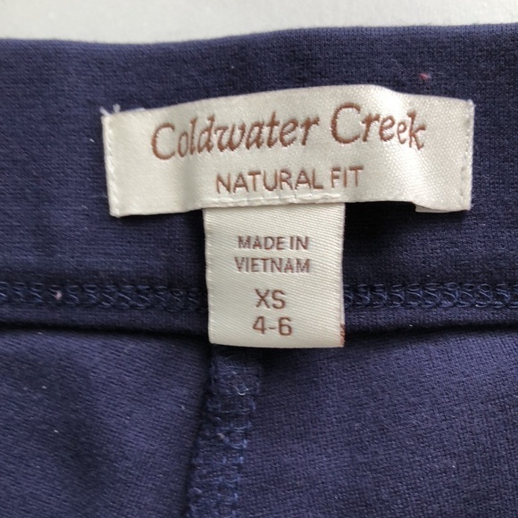 Coldwater Creek Pull-on Leggings In Natural Fit Size XS 4-6 - Picture 3 of 8
